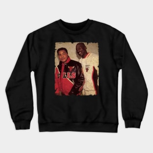 Muhammad Ali with Michael Jordan Crewneck Sweatshirt